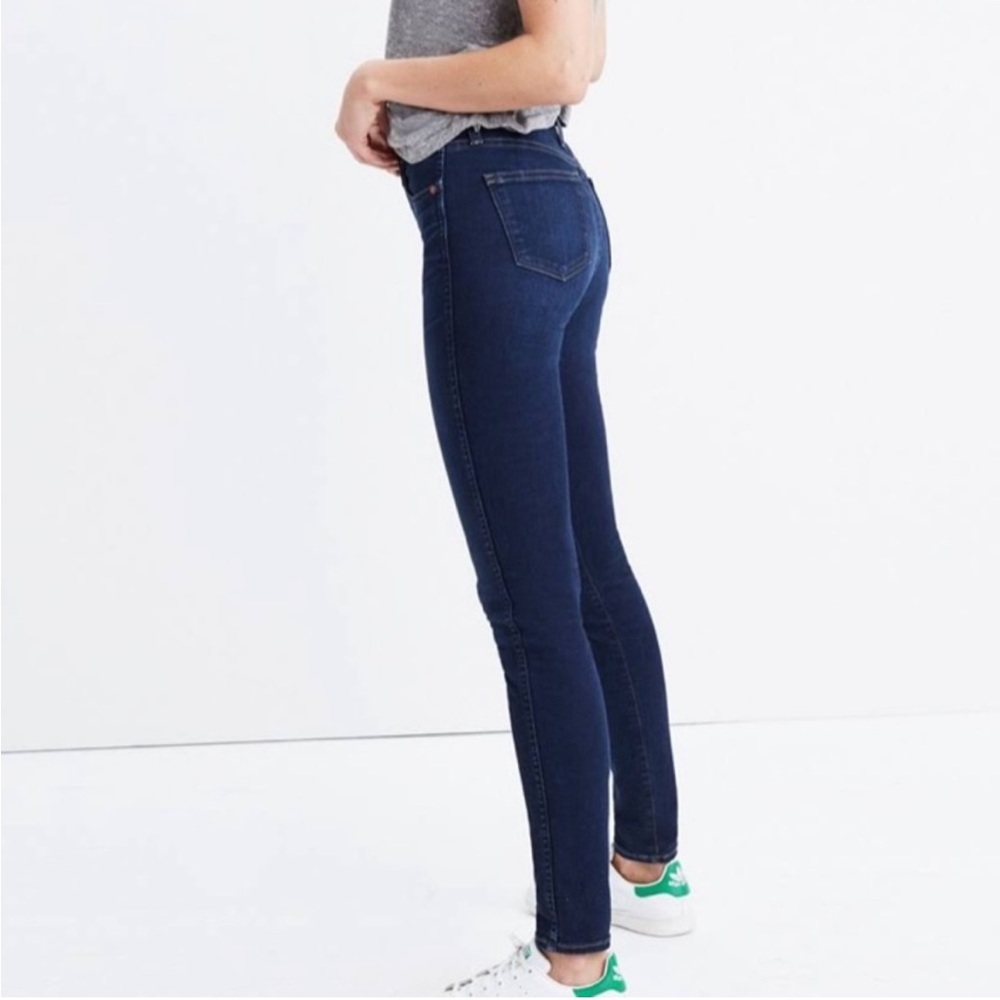 MADEWELL 9” Mid Rise Skinny Jean Dark Wash Size 25